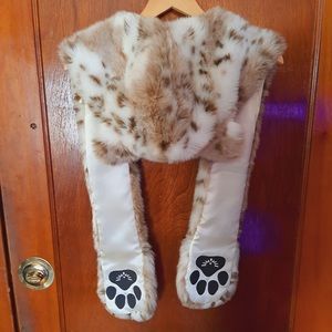 SpiritHoods siberian snow leopard hood - OS